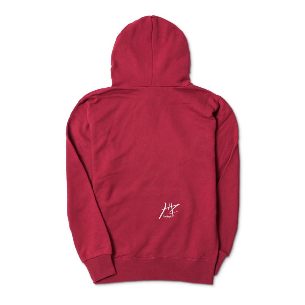 「フクロカミ」パーカー カラー:バーガンディ