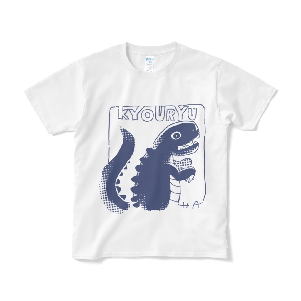 KYOURYU まちがいTシャツ ティラノサウルス