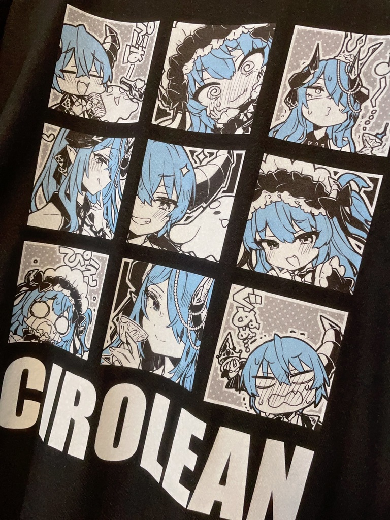 魔王チロルニア漫画風Tシャツ