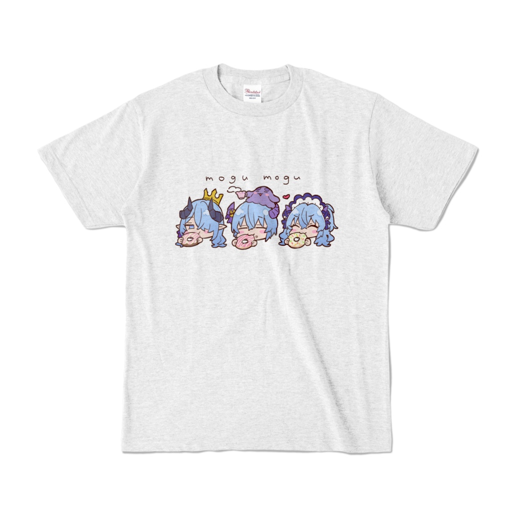 魔王チロルニアもぐもぐTシャツ(淡色)