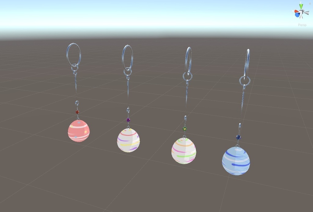 【無料】ヨーヨーのピアス