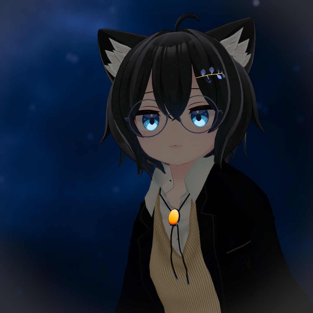 【無料】星空のループタイ