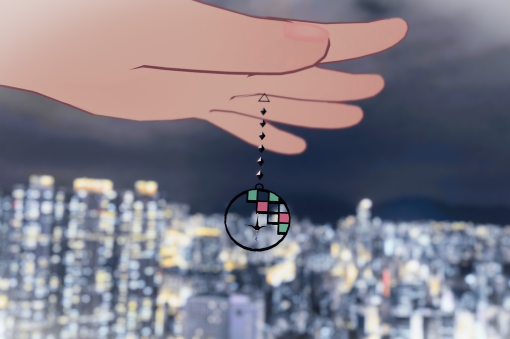 【無料】ステンドグラスのピアス