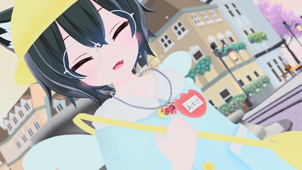 キラキラほうせきのネックレス