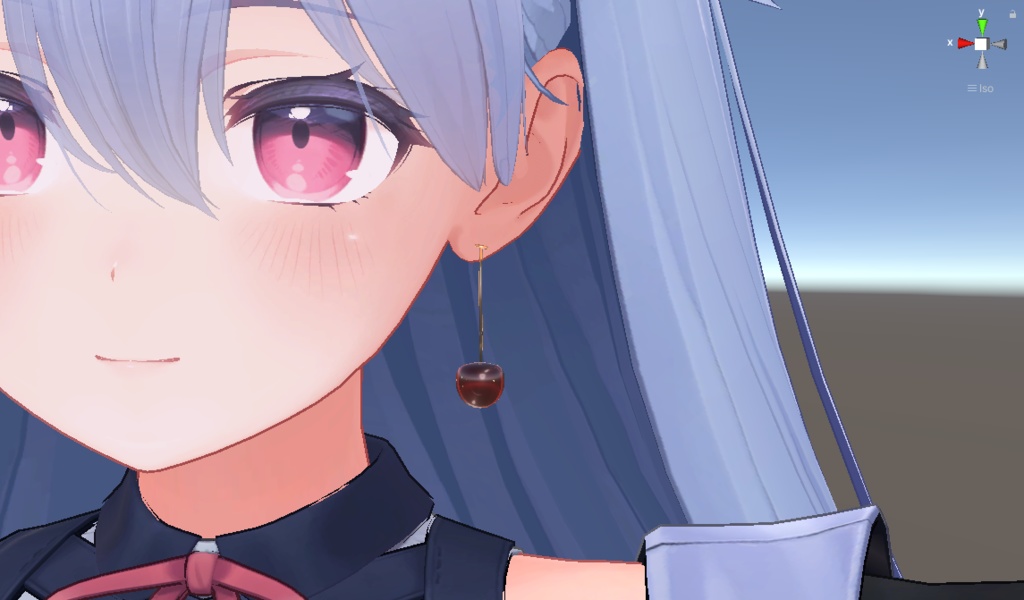 さくらんぼピアス