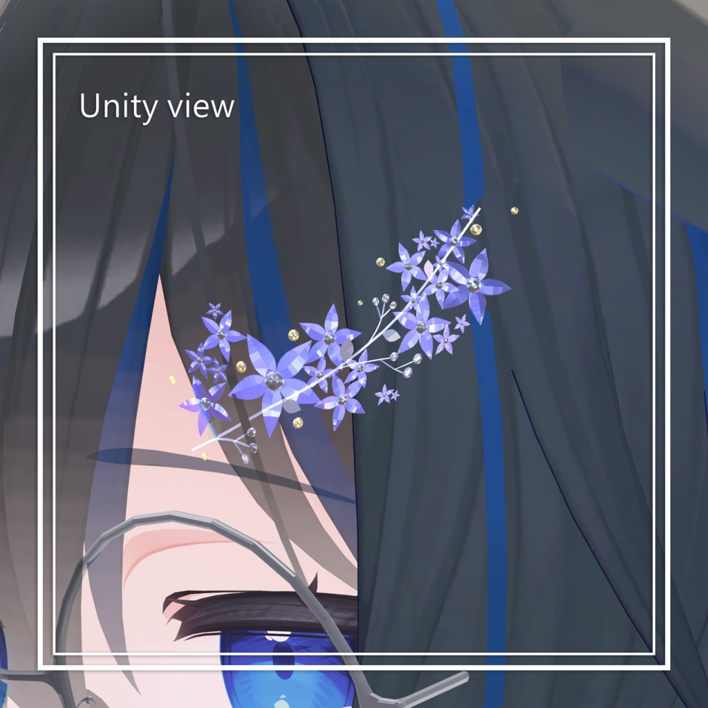 菫色の純情 ‐ スミレモチーフヘアアクセ -