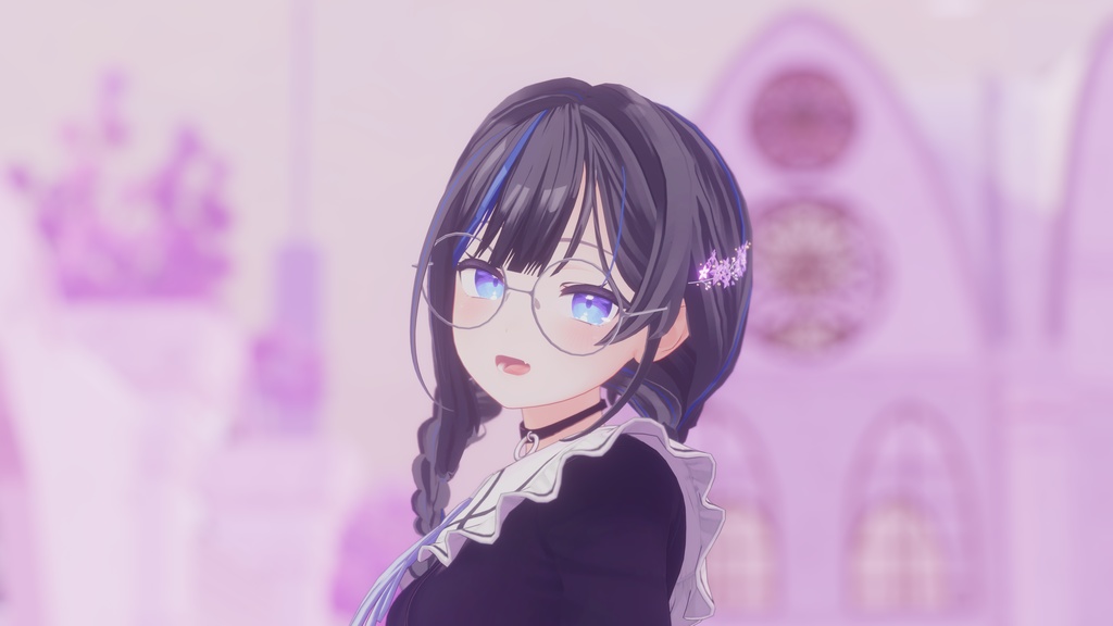 菫色の純情 ‐ スミレモチーフヘアアクセ -