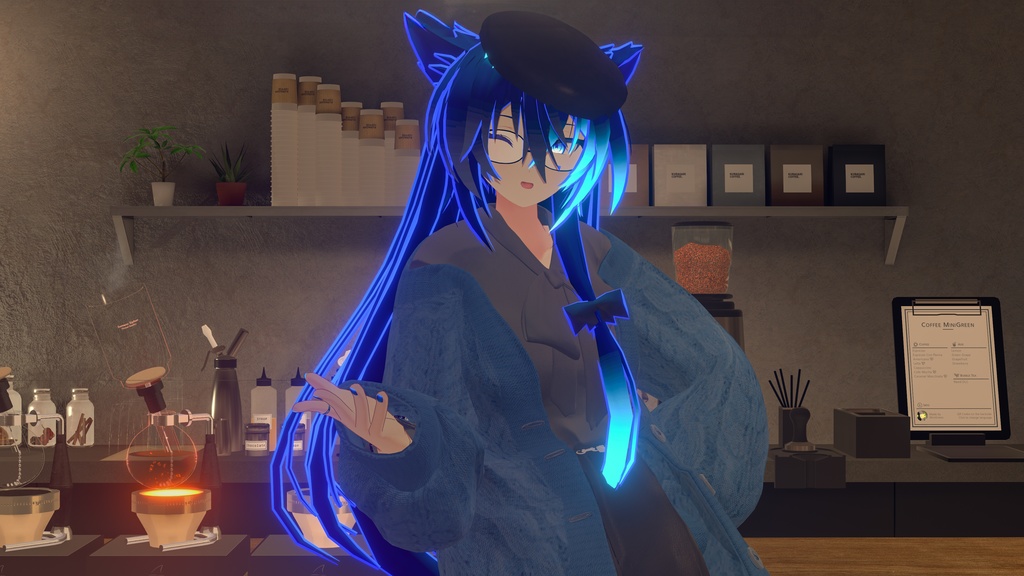 【12アバター対応】春の風、揺れるひだまり【VRChat向け衣装モデル】