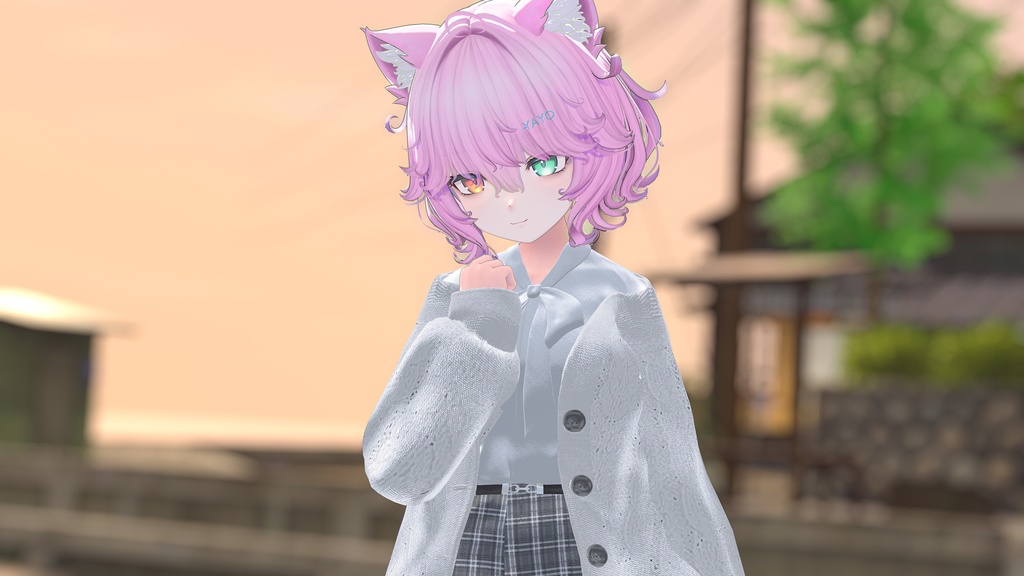 【12アバター対応】春の風、揺れるひだまり【VRChat向け衣装モデル】