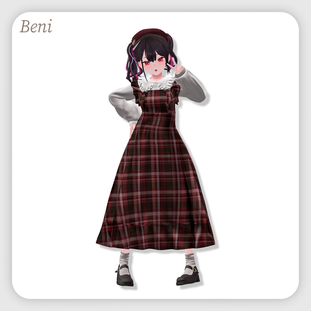 【6アバター対応】Autumn addiction !【VRChat向け衣装モデル】