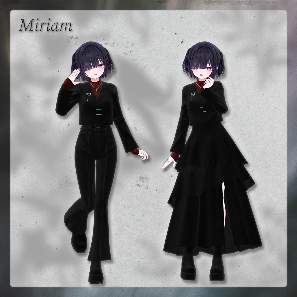 【7アバター対応】Flecta ‐ フレクタ ‐ 【VRChat向け衣装モデル】