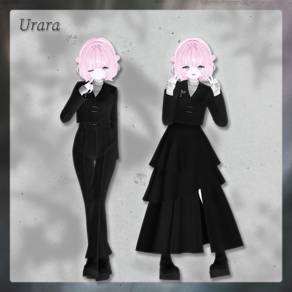 【10アバター対応】Flecta ‐ フレクタ ‐ 【VRChat向け衣装モデル】