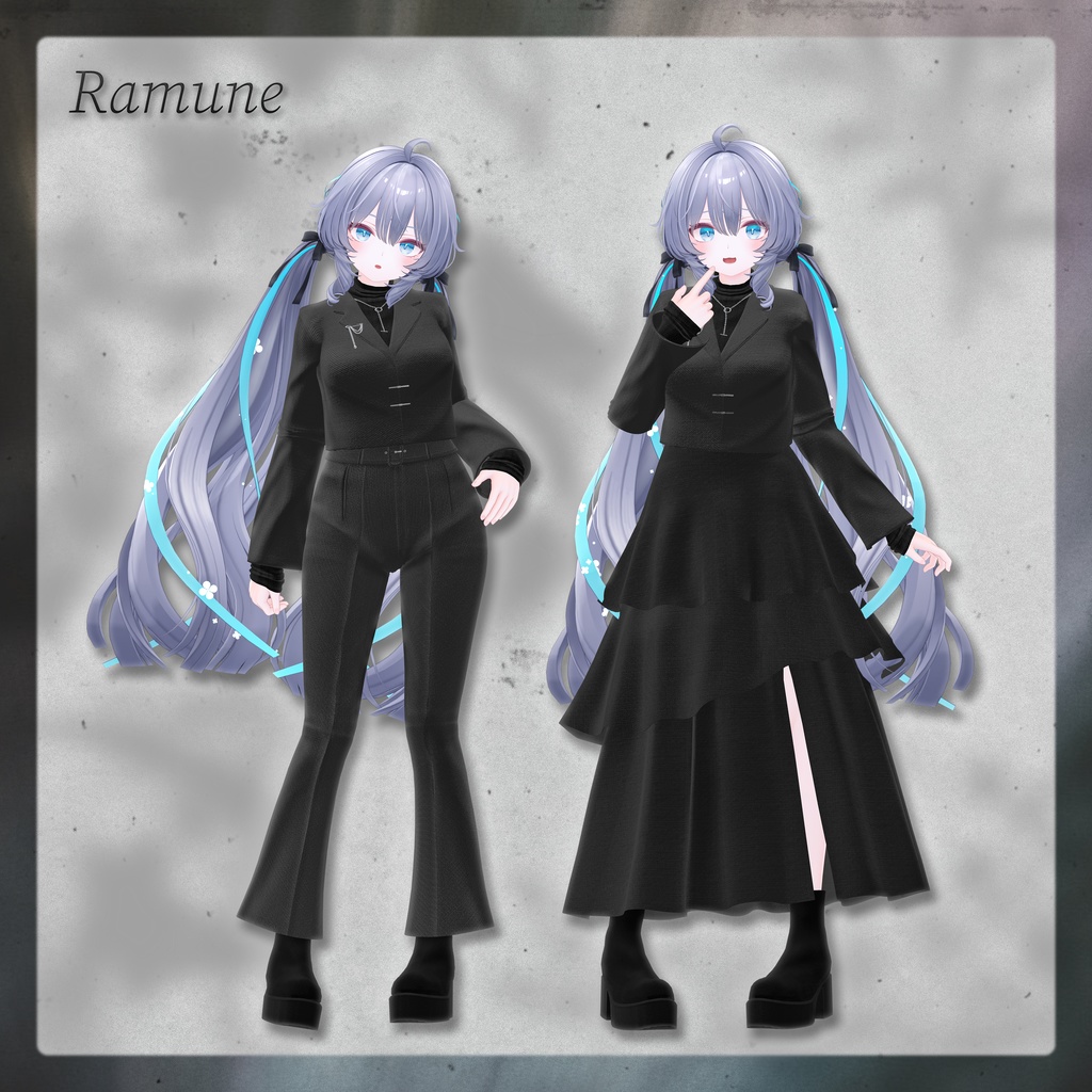 【6アバター対応】Flecta ‐ フレクタ ‐ 【VRChat向け衣装モデル】