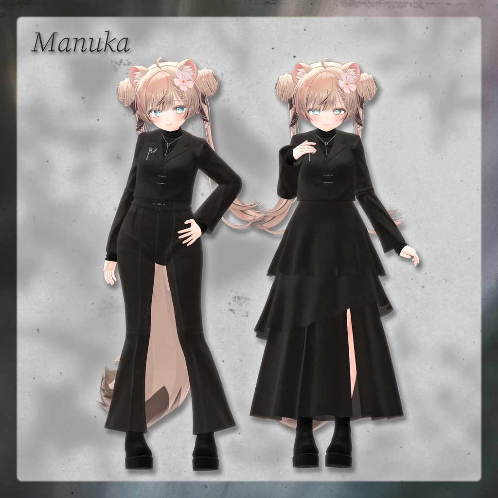 【4アバター対応】Flecta ‐ フレクタ ‐ 【VRChat向け衣装モデル】