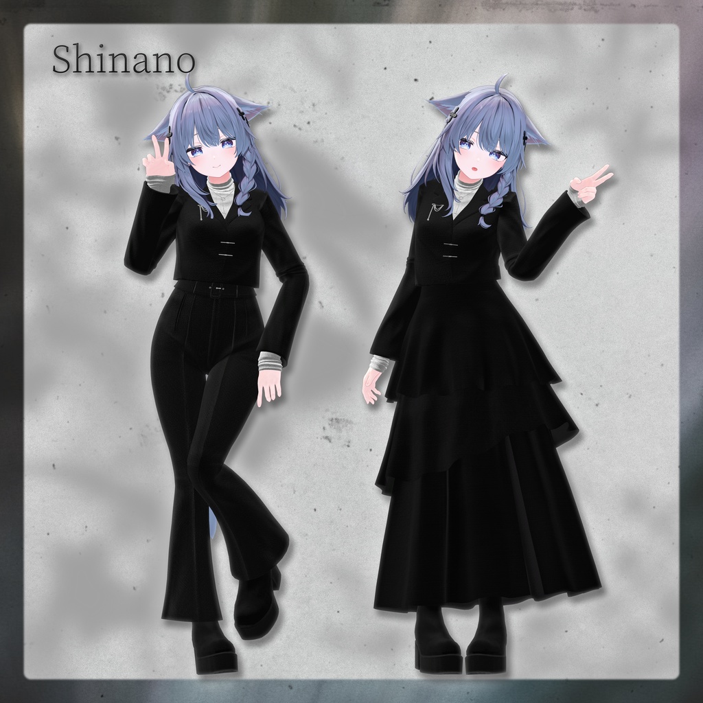 【4アバター対応】Flecta ‐ フレクタ ‐ 【VRChat向け衣装モデル】