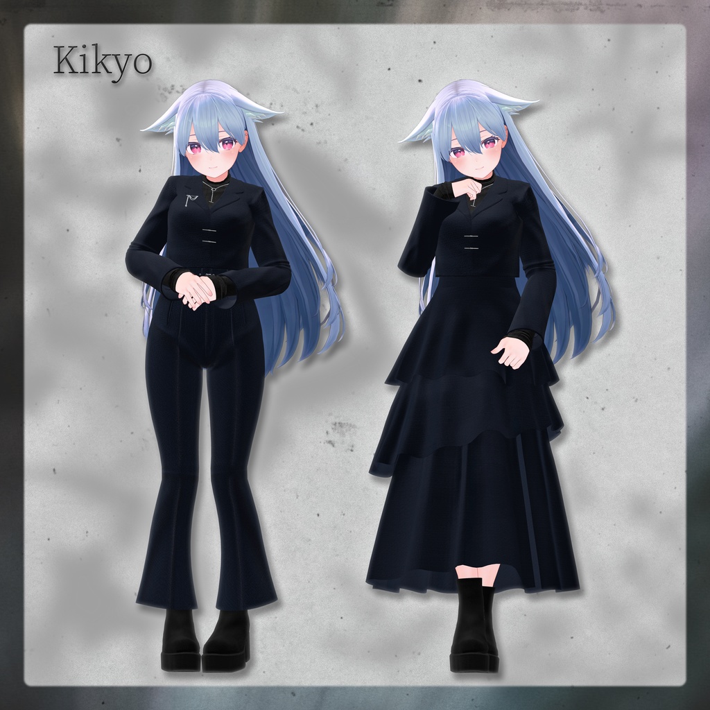 【4アバター対応】Flecta ‐ フレクタ ‐ 【VRChat向け衣装モデル】