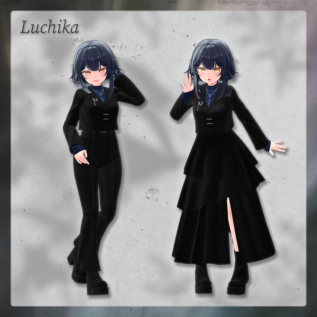 【5アバター対応】Flecta ‐ フレクタ ‐ 【VRChat向け衣装モデル】