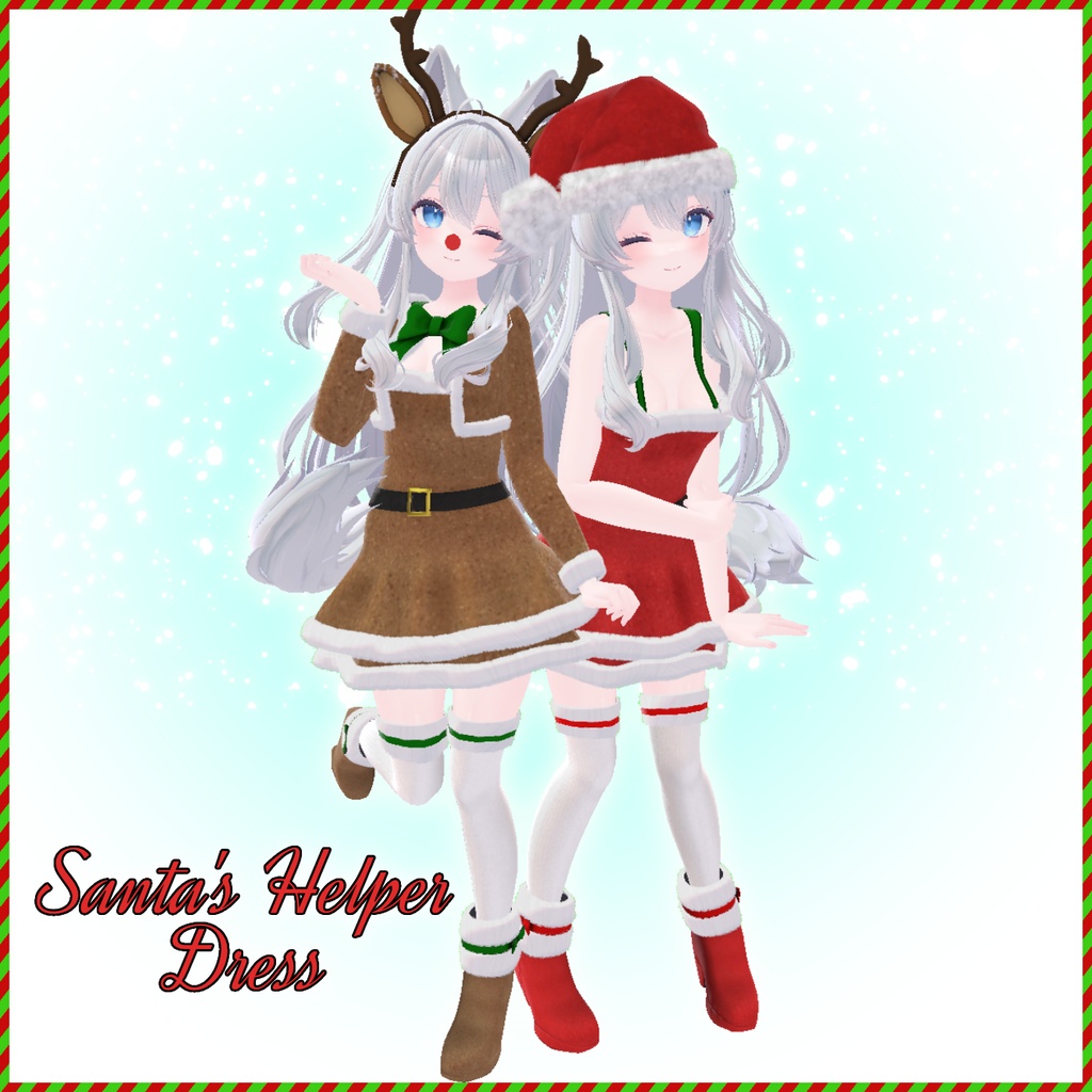 [Lime(ライム)] Santa's Helper Christmas Dress