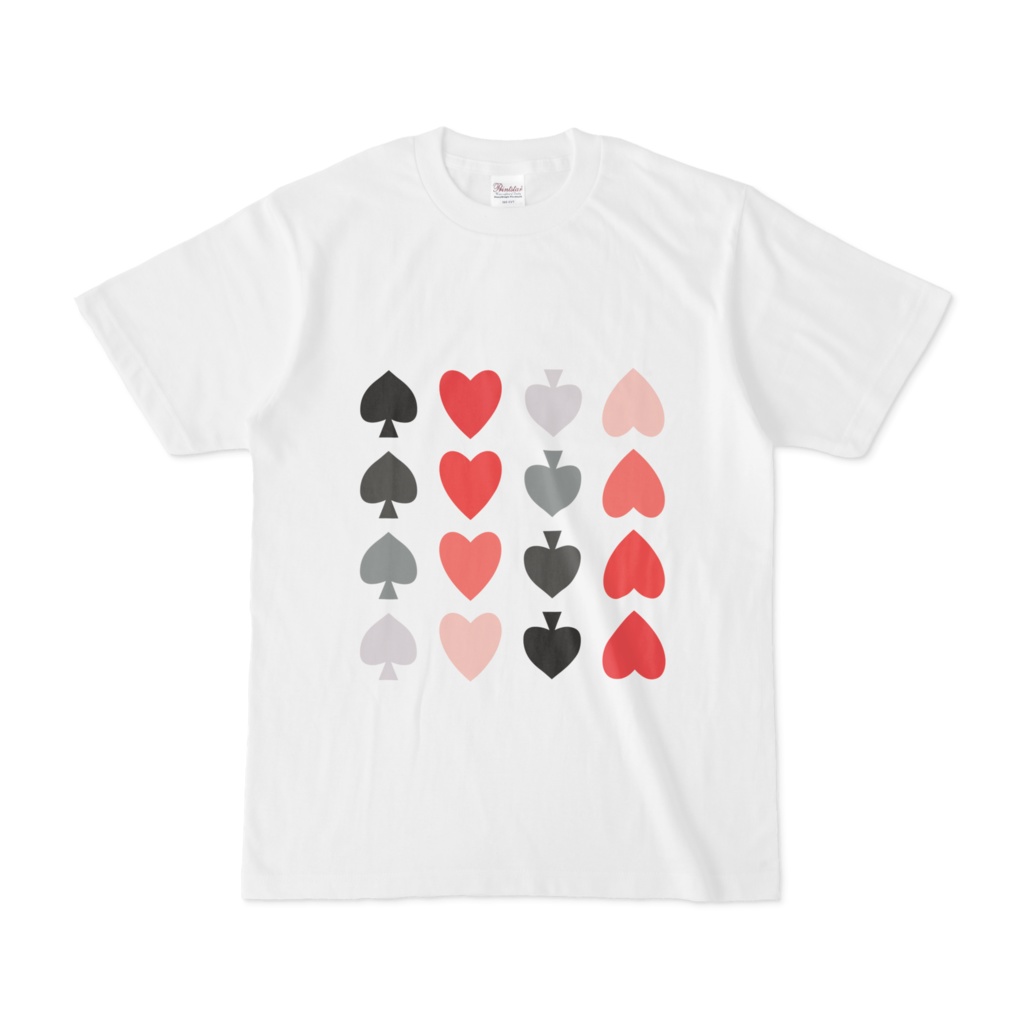 スペード&ハート【白Tシャツ】