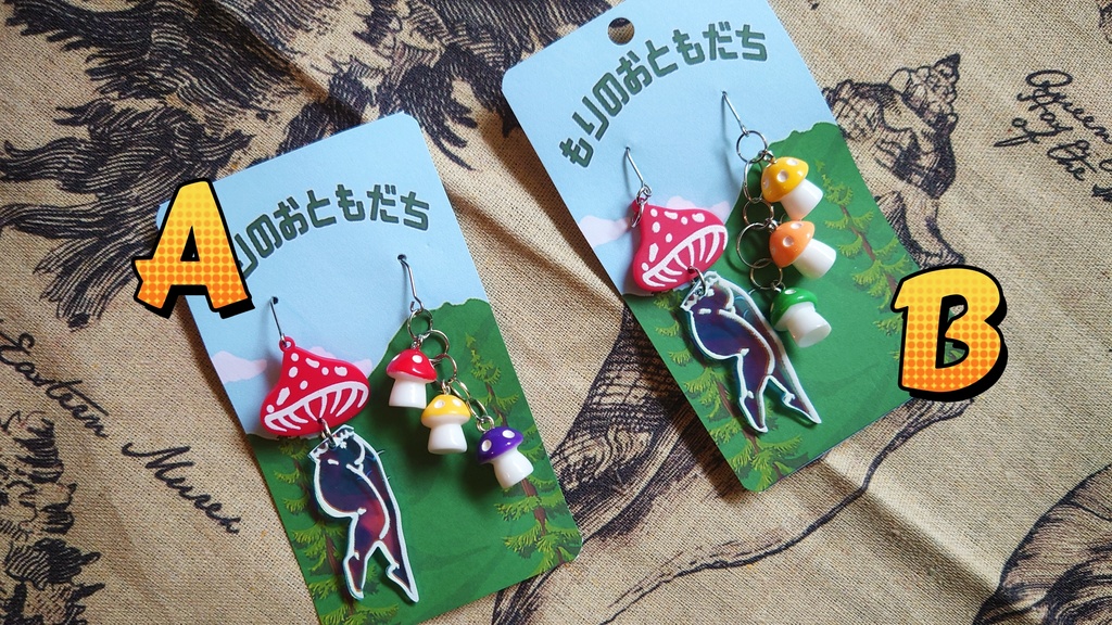 【ピアス/イヤリング】山を愛する会モチーフ