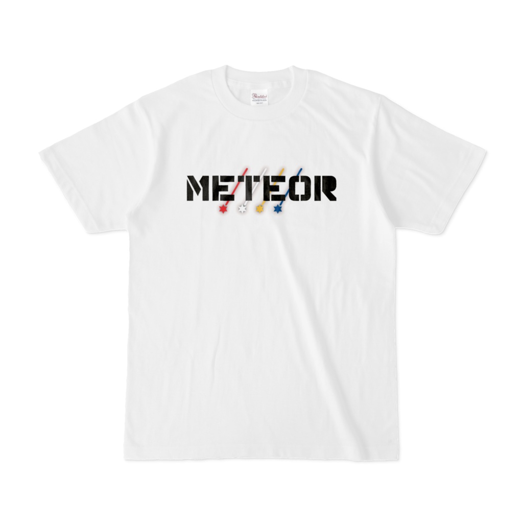 「METEOR」オリジナルTシャツ - 白