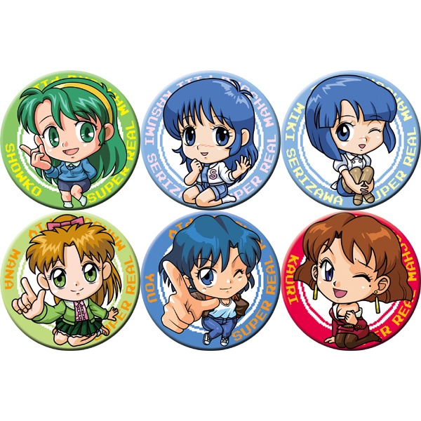 レゲーギャルカンバッチ スーパーリアル麻雀PII・PIII・PIV