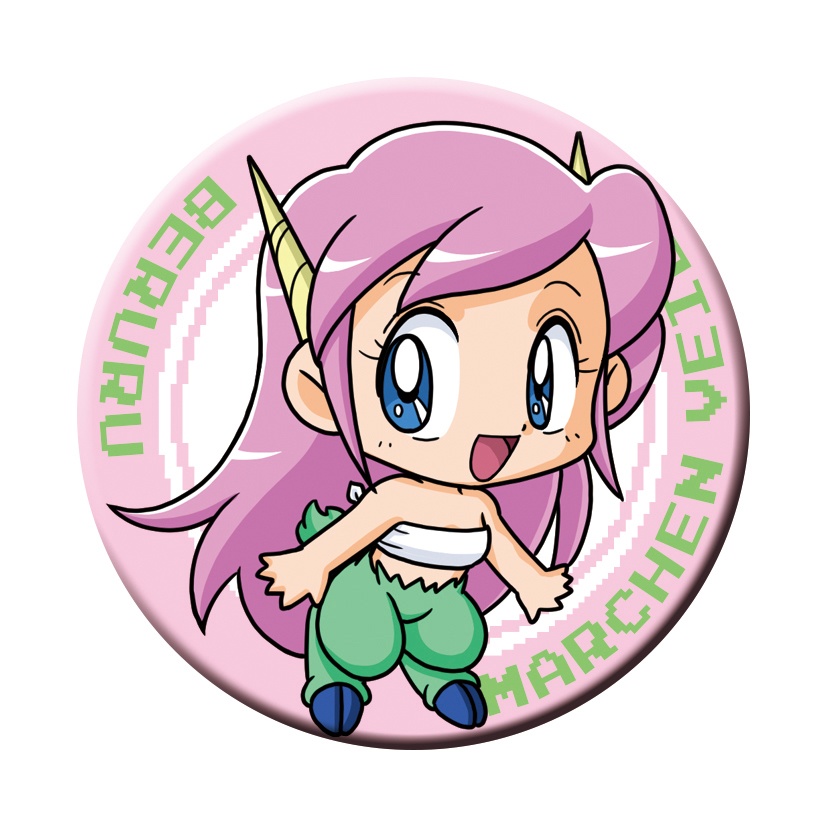 レゲーギャルカンバッチ もりけんキャラ