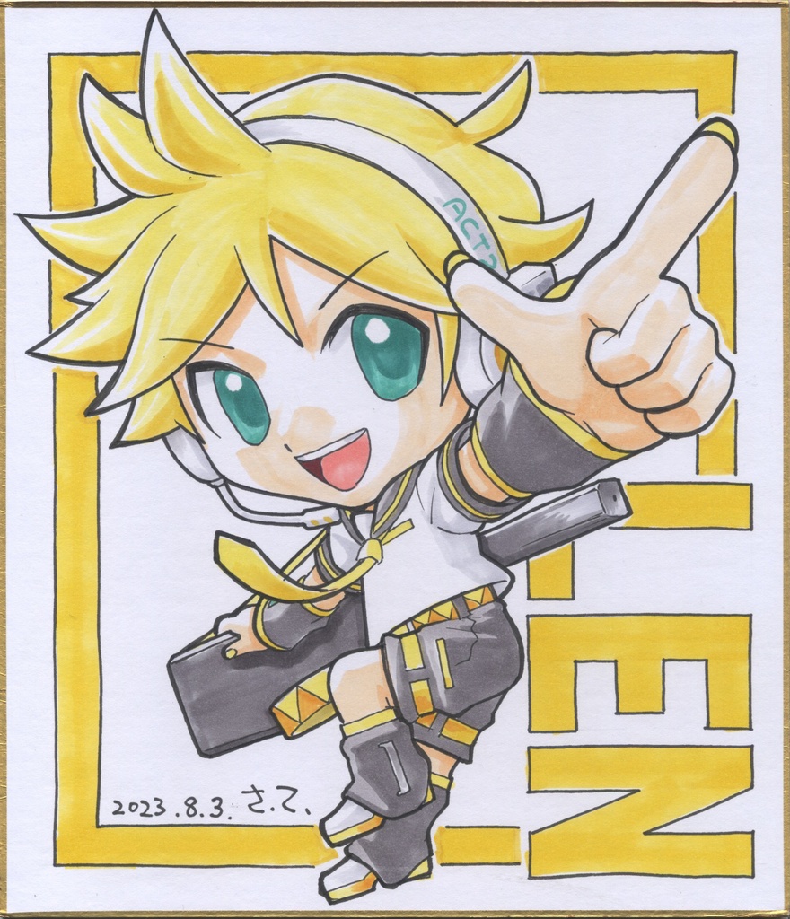 リクエスト色紙(中色紙、小色紙、豆色紙)