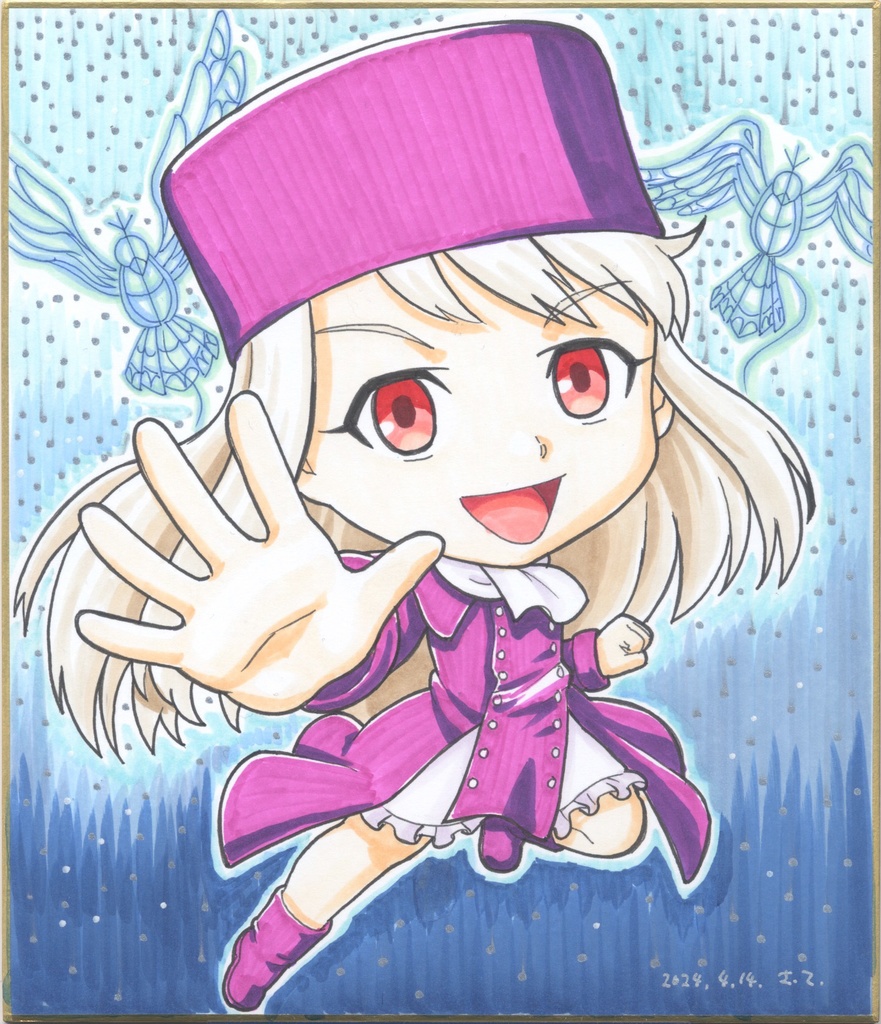 リクエスト色紙(中色紙、小色紙、豆色紙)