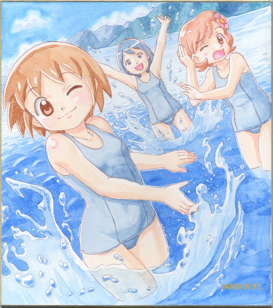 リクエスト水彩色紙(大色紙)