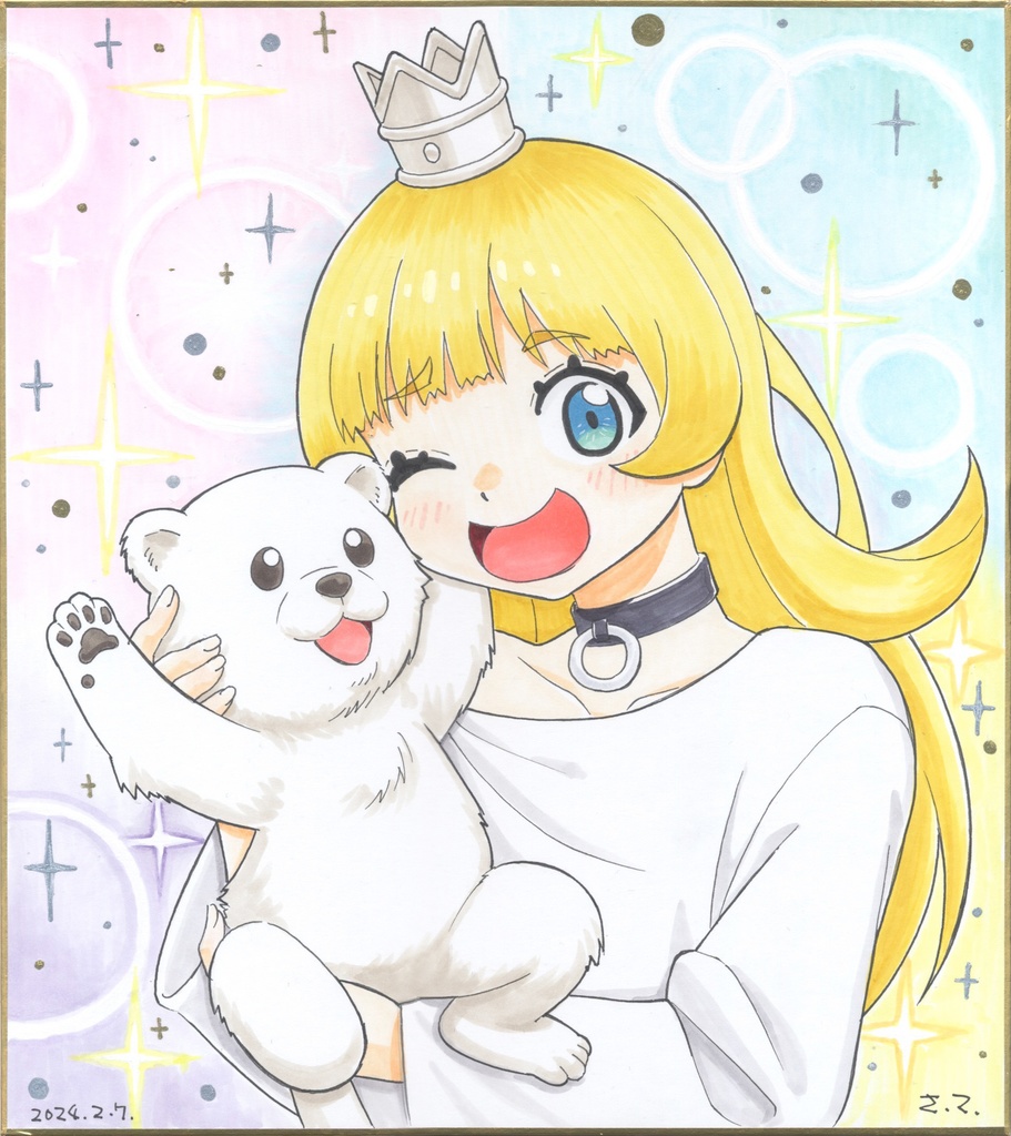 リクエスト色紙(大色紙)