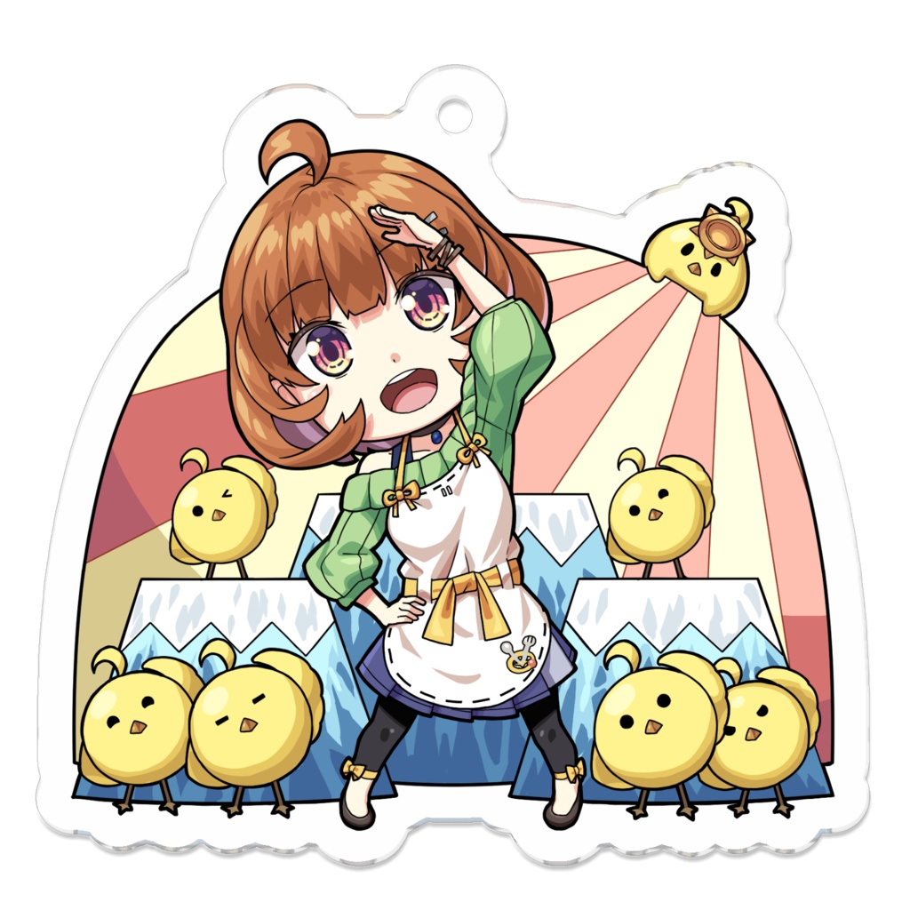 珠乃ぴょこアクキー(ひーよーこ!ひーよーこ!)