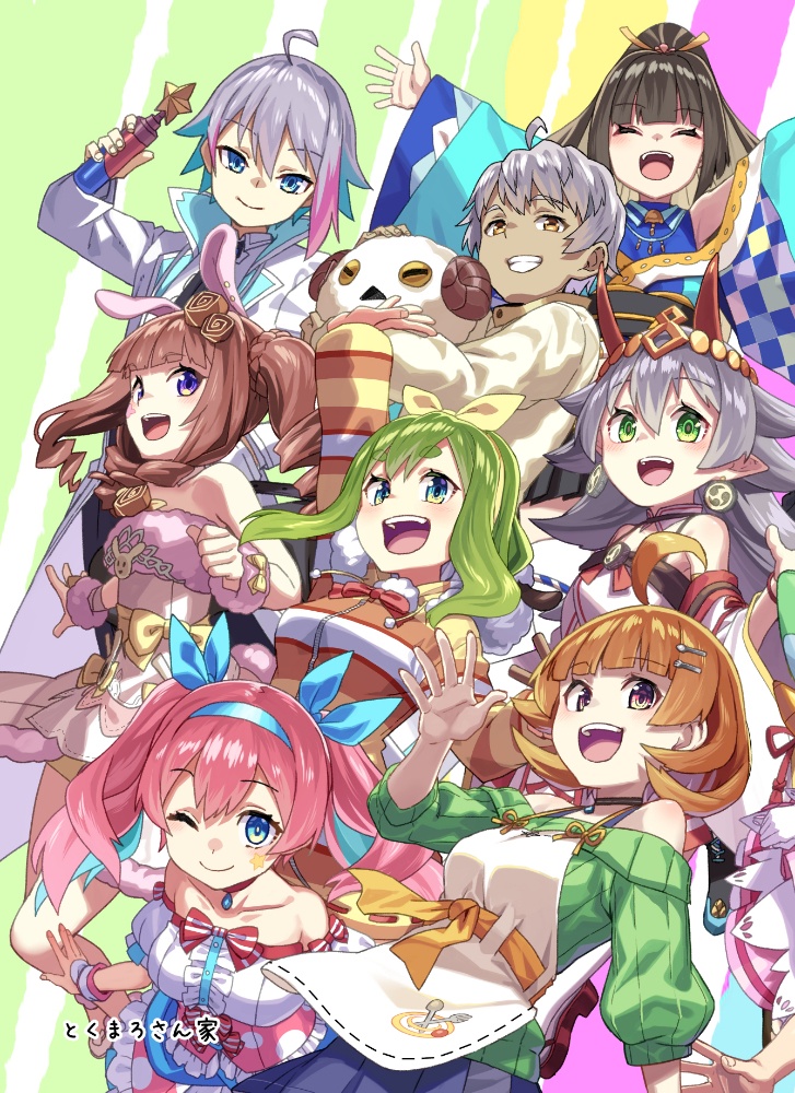 【C104】とくまろ家Vライバー、Vtuberデザイン画集【イラスト集】