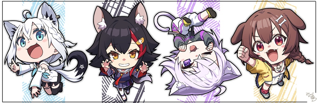 【非公式】ホロライブゲーマーズSDアクリルスタンド