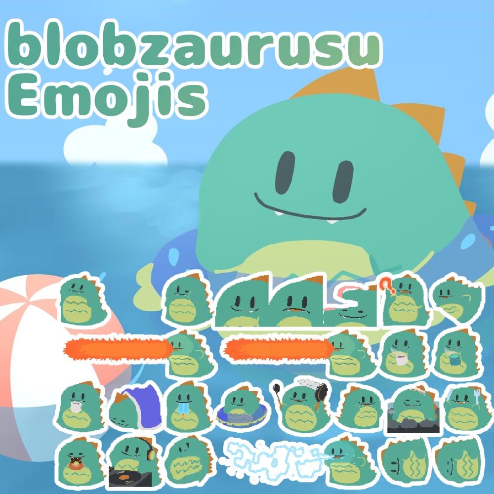 Free Blobzaurusu Emojis
