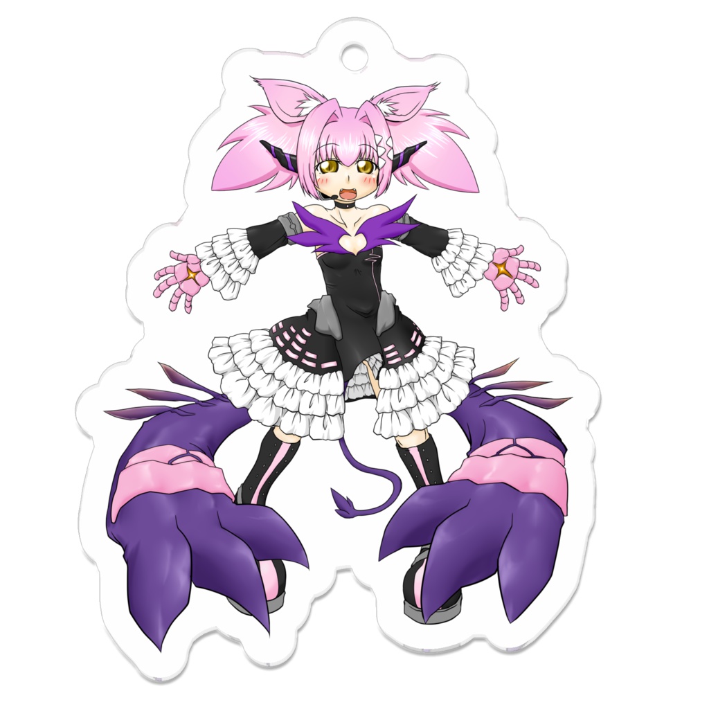 ヴェオルゼリアちゃんアクリルキーホルダー