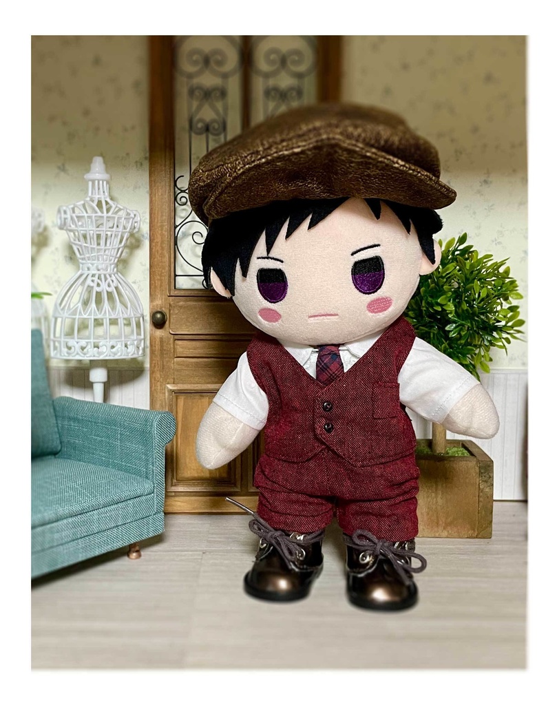 20cmぬい用ベスト+パンツセット