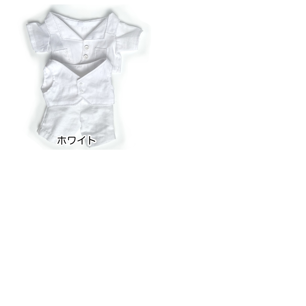 20cmぬい用スリーピースセット、スーツセット