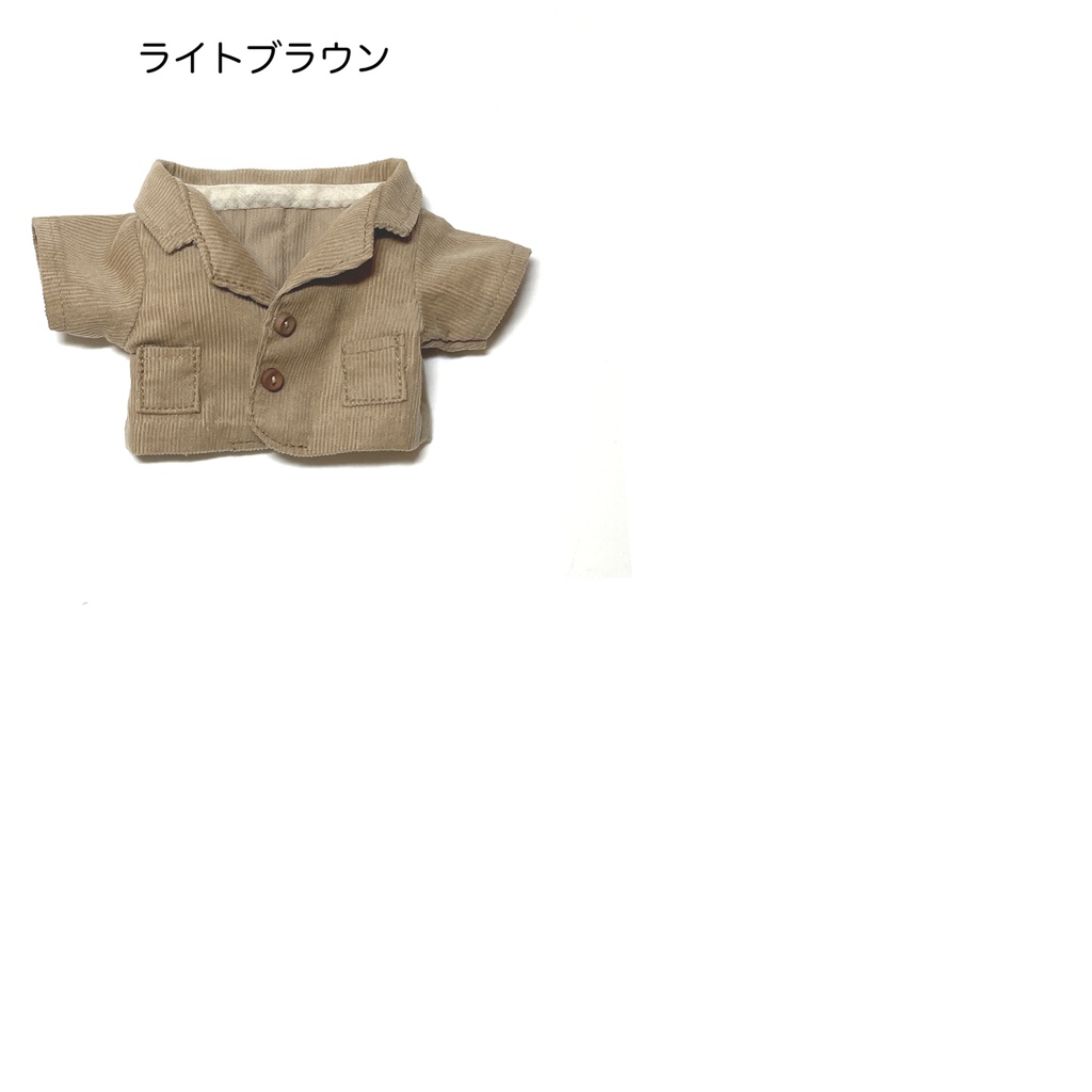 20cmぬい用セミロングシャツ