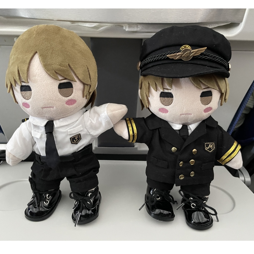 20cmぬい用 機長、副機長セット(受注販売品)