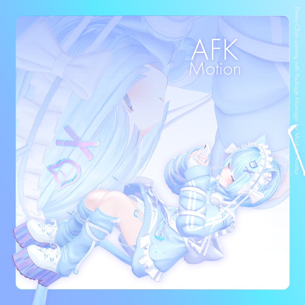 オリジナル3Dモデル「ピューマのぷまちゃん」 & 22アバター対応衣装「ぷまちゃんの天使ジャージ」