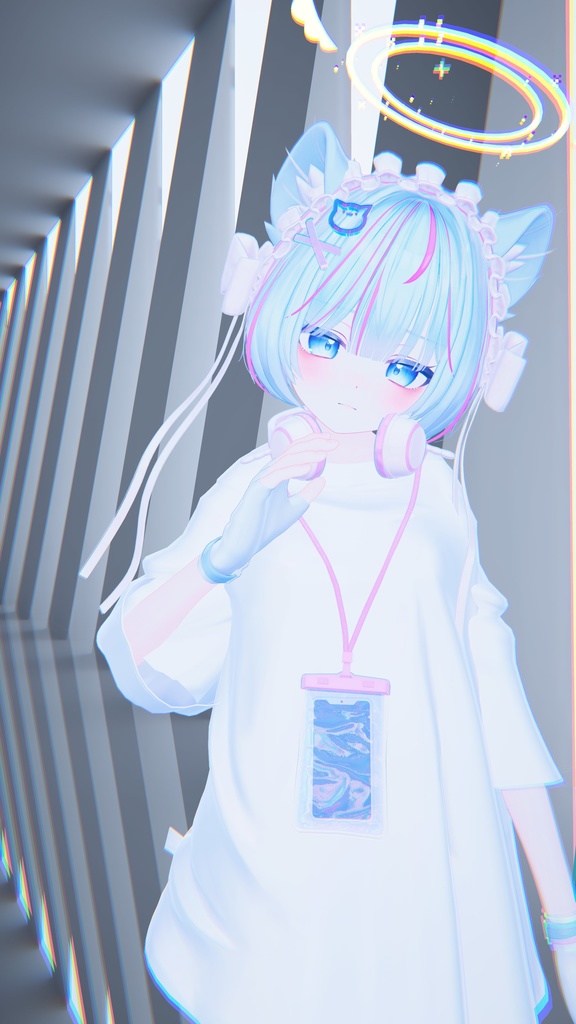 オリジナル3Dモデル「ピューマのぷまちゃん」 & 22アバター対応衣装「ぷまちゃんの天使ジャージ」