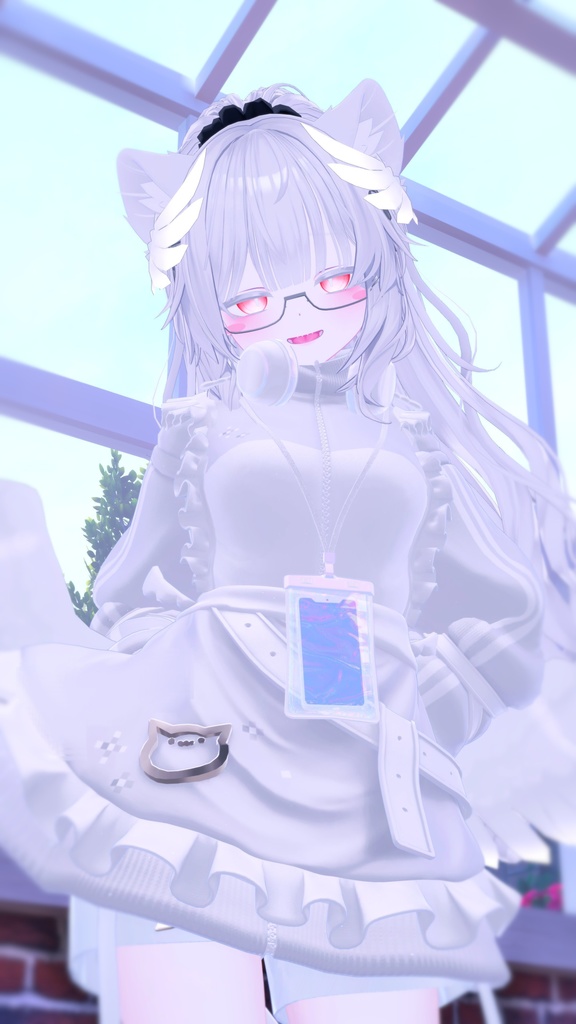 オリジナル3Dモデル「ピューマのぷまちゃん」 & 22アバター対応衣装「ぷまちゃんの天使ジャージ」