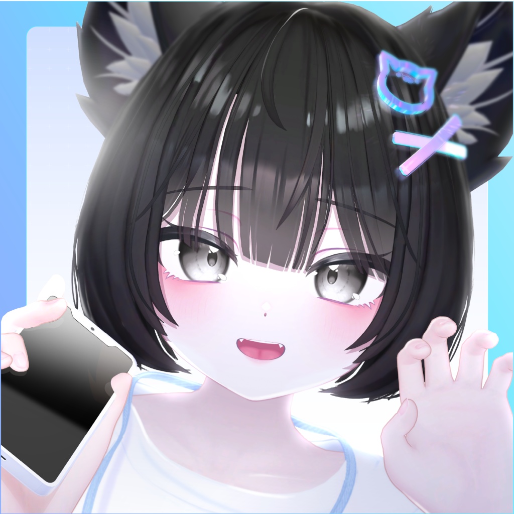 オリジナル3Dモデル「ピューマのぷまちゃん」 & 22アバター対応衣装「ぷまちゃんの天使ジャージ」