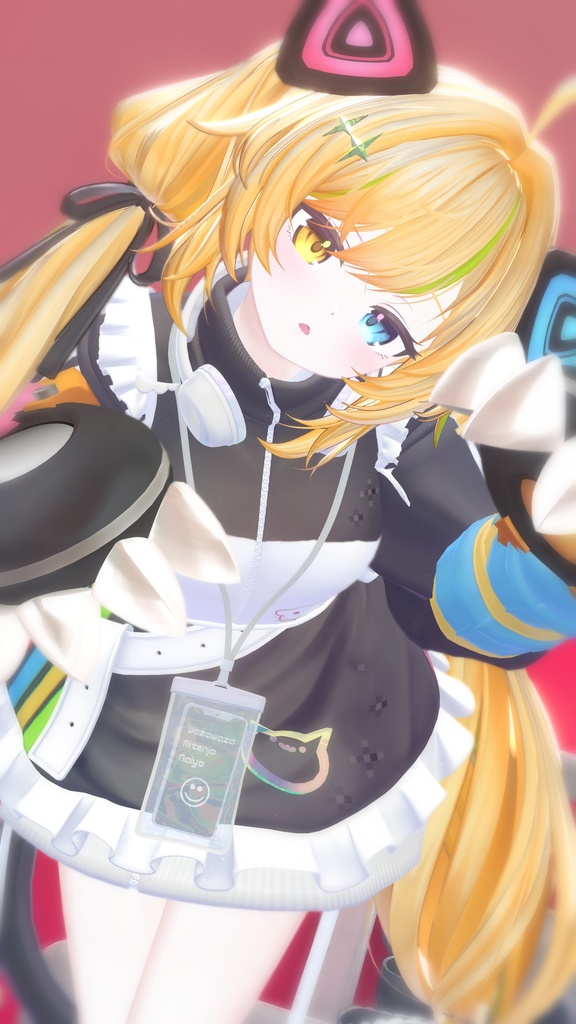 オリジナル3Dモデル「ピューマのぷまちゃん」 & 22アバター対応衣装「ぷまちゃんの天使ジャージ」