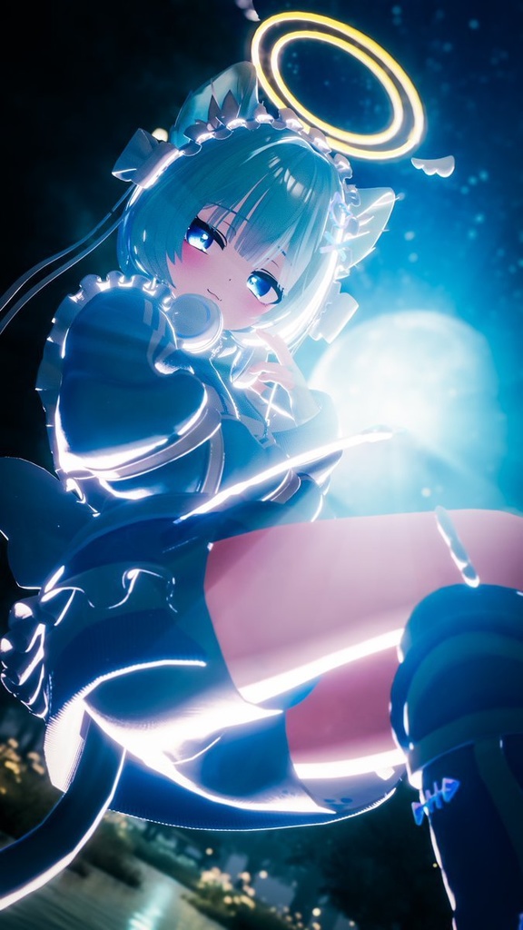 オリジナル3Dモデル「ピューマのぷまちゃん」 & 22アバター対応衣装「ぷまちゃんの天使ジャージ」