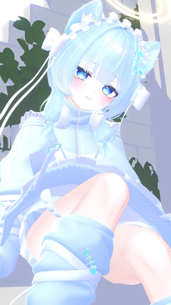 オリジナル3Dモデル「ピューマのぷまちゃん」 & 22アバター対応衣装「ぷまちゃんの天使ジャージ」