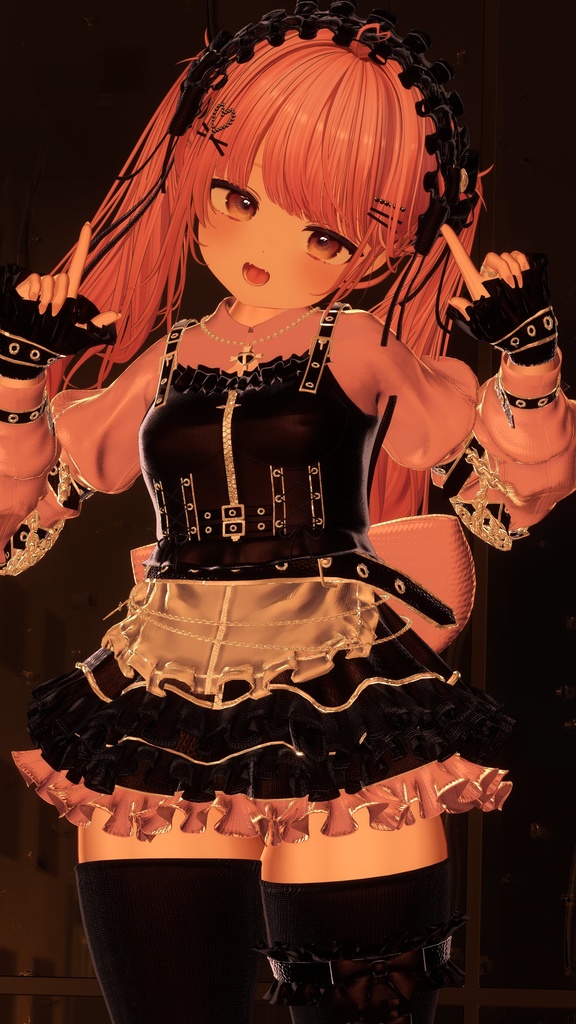 【SALE】ゴシックメイド【17アバター対応】- Gothic Maid -