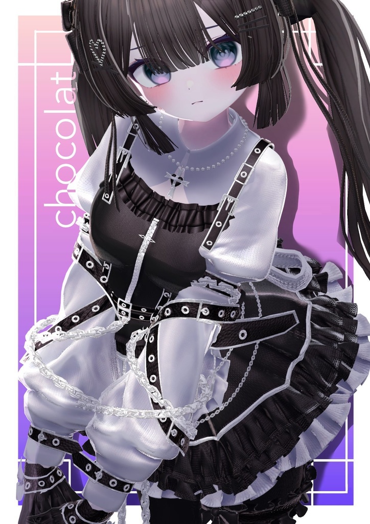 【SALE】ゴシックメイド【17アバター対応】- Gothic Maid -