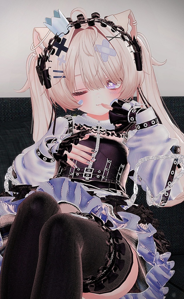 【SALE】ゴシックメイド【17アバター対応】- Gothic Maid -